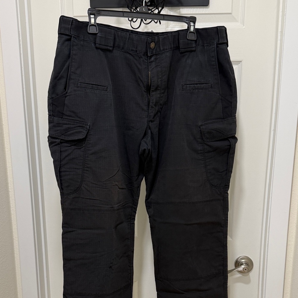 5.11 Men's Black Cargo Pants - Classic Utility Style